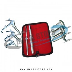 Hegar uterine dilator set 2pieces 7-8, 15-16, grave 3pcs, collin 3pcs